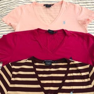 Ralph Lauren Sport cotton modal short sleeve vneck